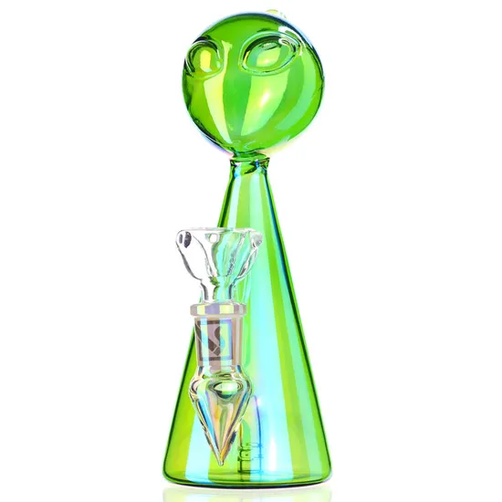 火星の狂気エイリアンガラス水パイプ DAB リグガラス喫煙パイプ水ギセル